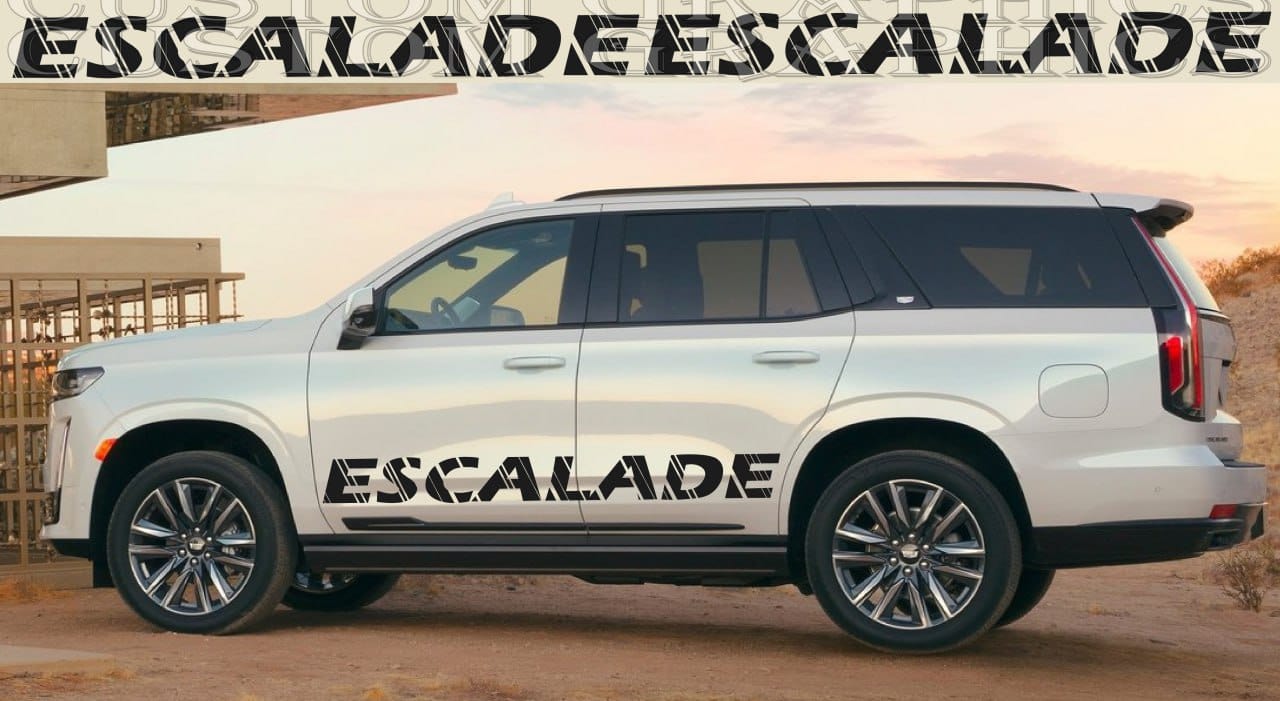 Sticker Compatible with Cadillac Escalade New Best Design Body Kit Decal