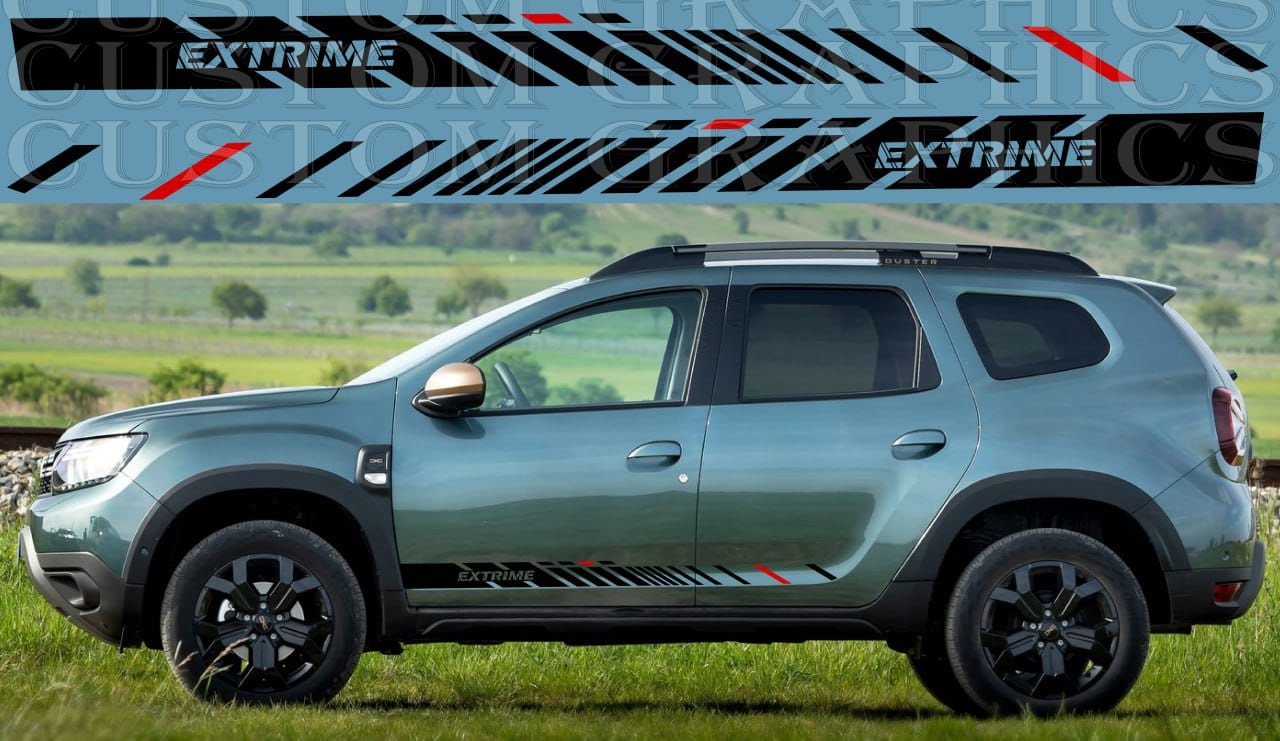 Unique Design Graphic Stickers Compatible with Dacia Duster