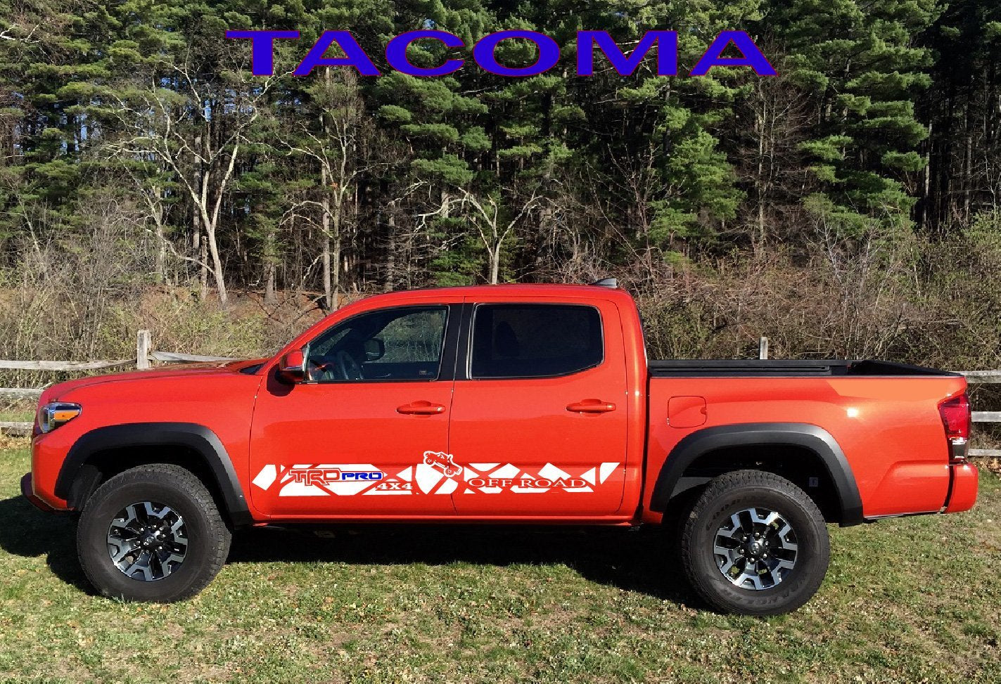 Custom Graphics Fit Toyota Tacoma TRD Decals