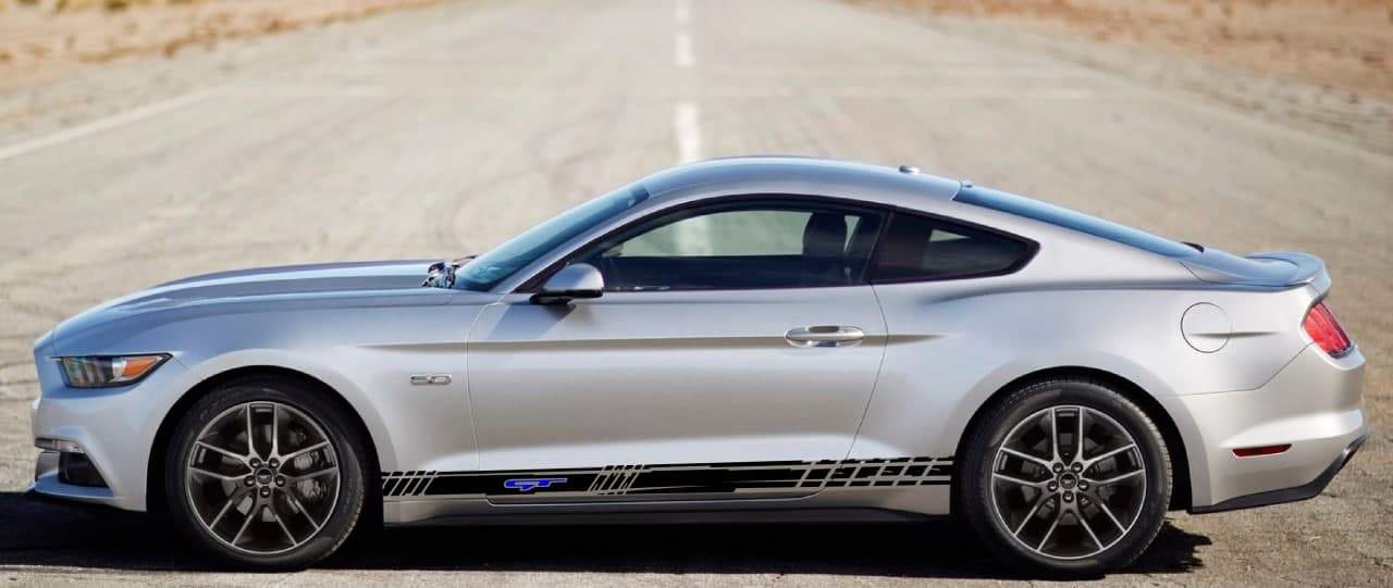 Vinyl Graphics Unique Design Stickers compatible with Ford Mustang | Ford mustang sticker