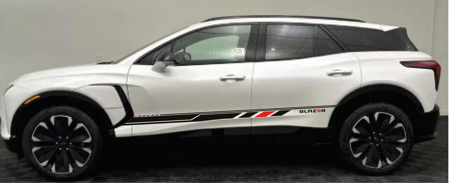 Style Premium Stickers Compatible With Chevrolet Blazer EV Figure design