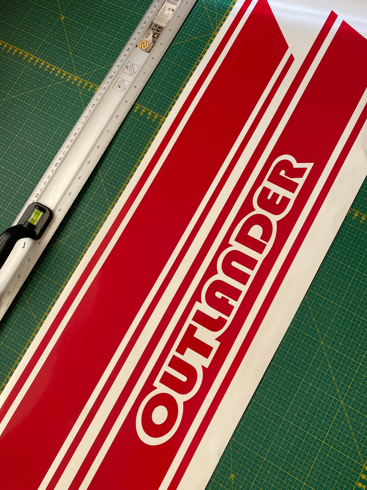 Pair decals Racing Stripes for Mitsubishi Outlander