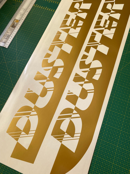 New Name Design Graphic Stickers Compatible with Dacia Duster Extreme