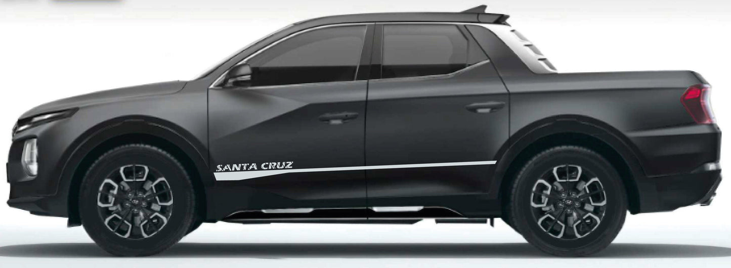 Premium Vinyl Sticker Compatible with for HYUNDAI Santa Cruz Classic Design