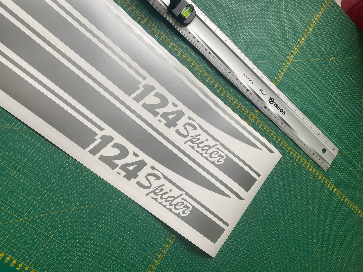 Fiat Spider 124 Vinyl Decal Stripes Stickers – Custom Racing Side Graphics Kit