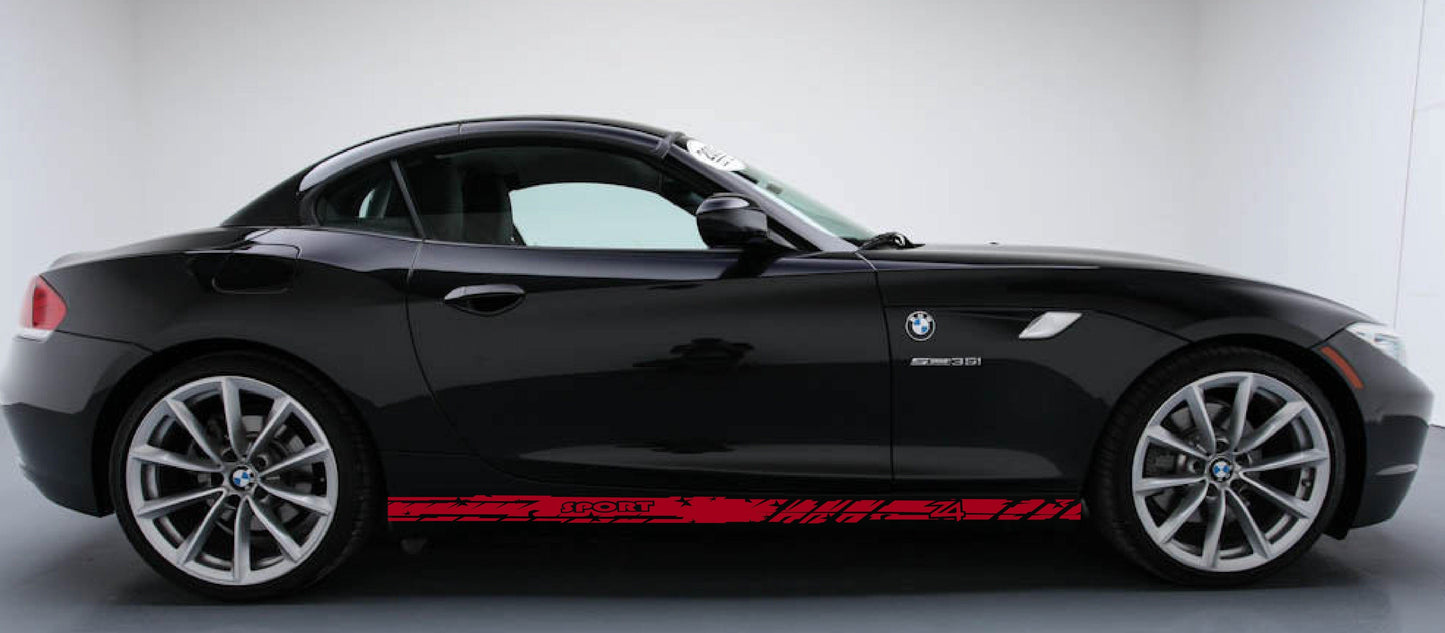 Premium Vinyl Sticker Racing Stripes Compatible With BMW Z4