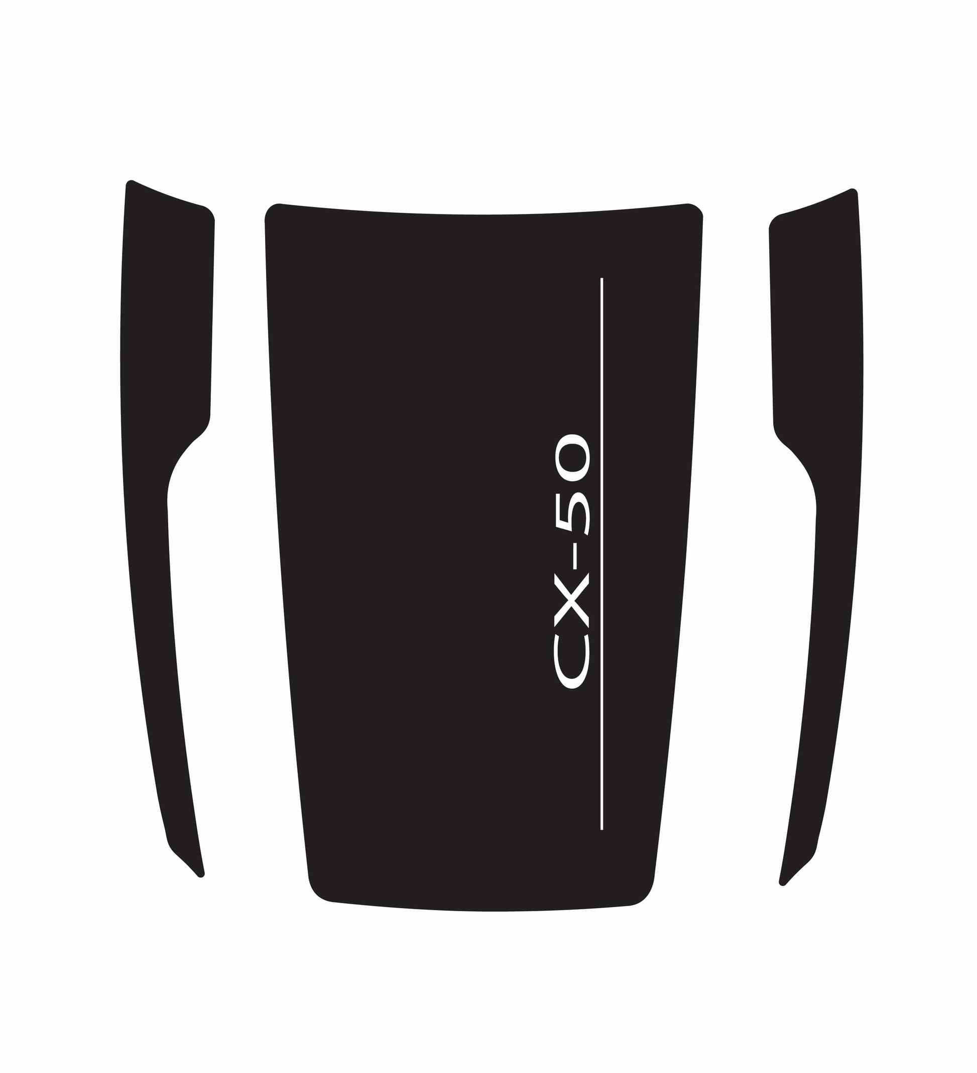 Premium Hood Sticker Compatible with Mazda CX-50 Personalized Design
