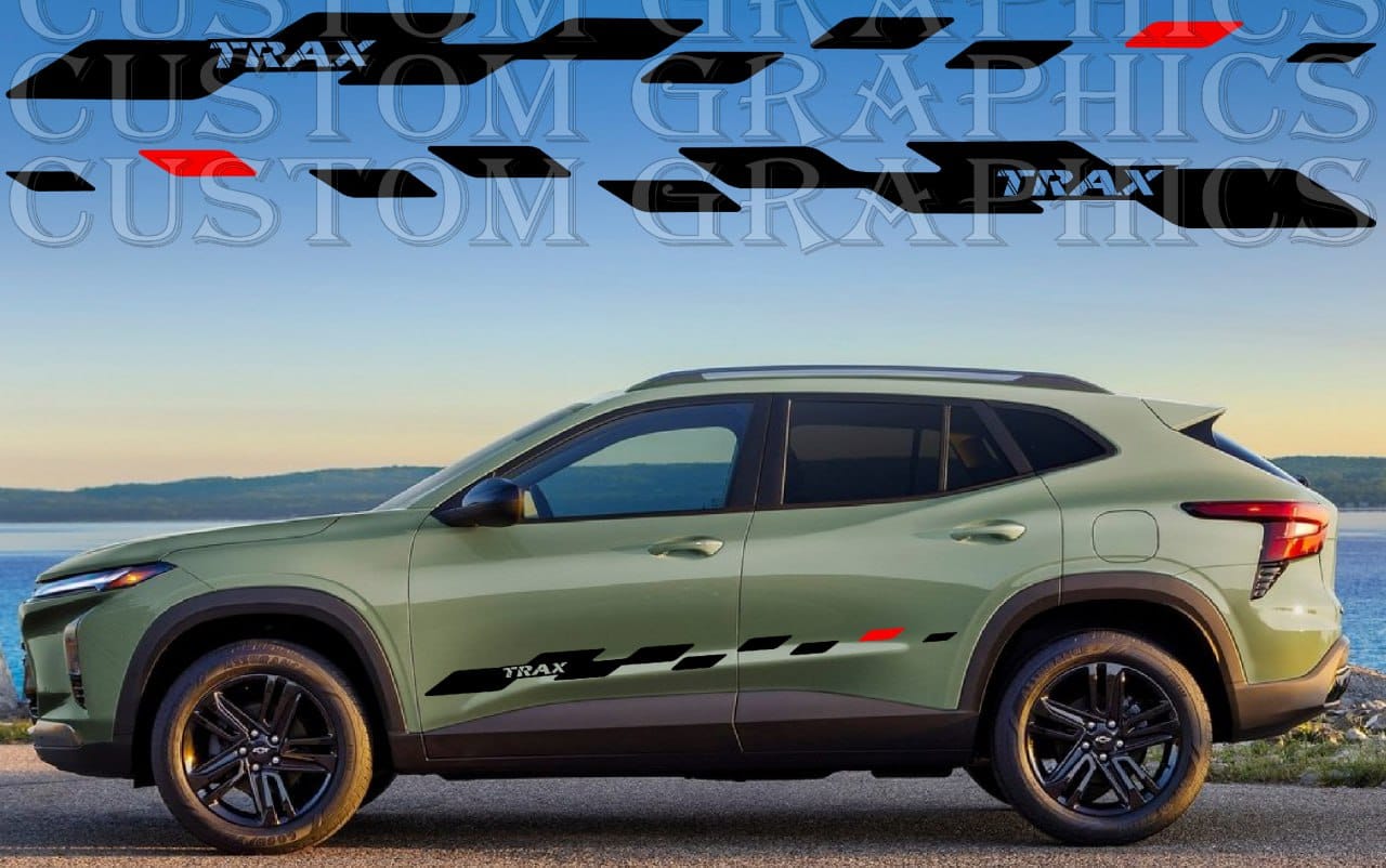 Modern Body Stripe Kit Compatible With Chevrolet Trax
