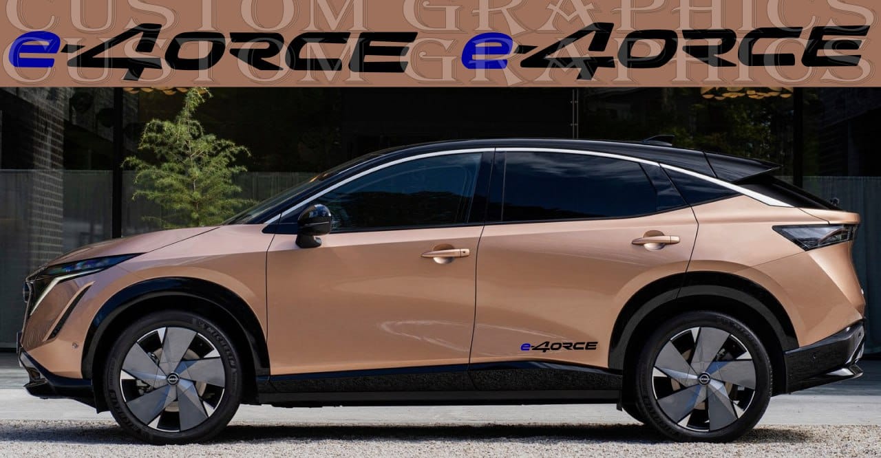 Sticker Compatible with Nissan Ariya New Beautiful Design Miami Cars