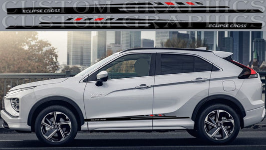 Vinyl Sticker Compatible with Mitsubishi Eclipse Cross Best Design