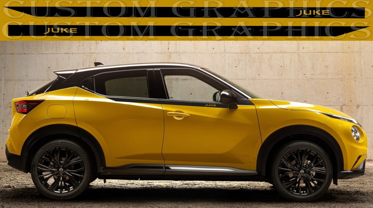Premium Vinyl Stickers Compatible With Nissan Juke Best Design