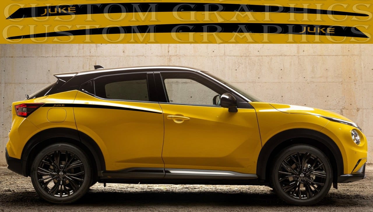 Premium Vinyl Stickers Compatible With Nissan Juke Best Line Design