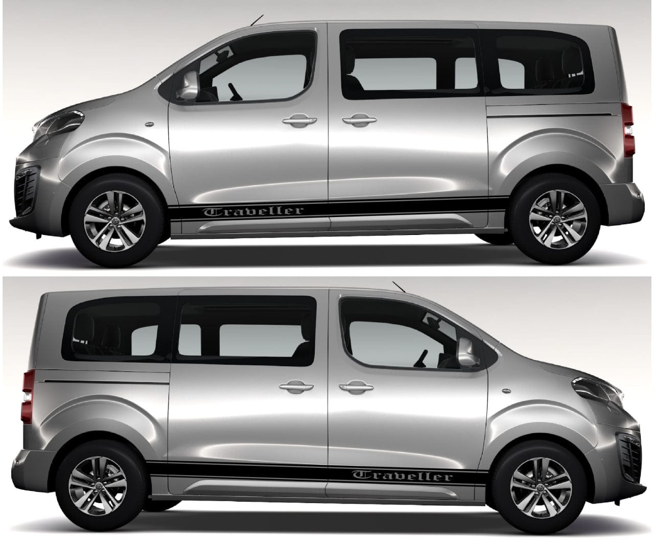 Premium Vinyl Stickers Compatible with Peugeot Traveller Personalized Design