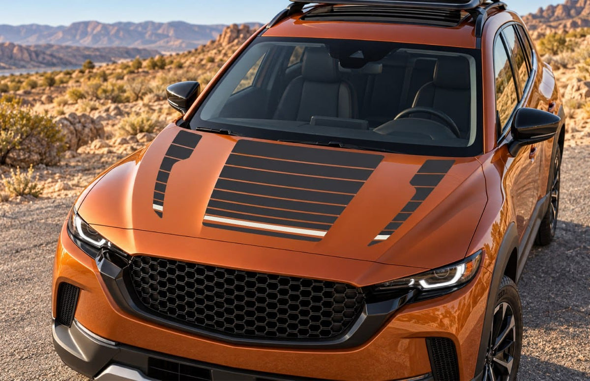 Premium Hood Stickers Compatible with Mazda CX-50 Vinyl Stripes Unique Design