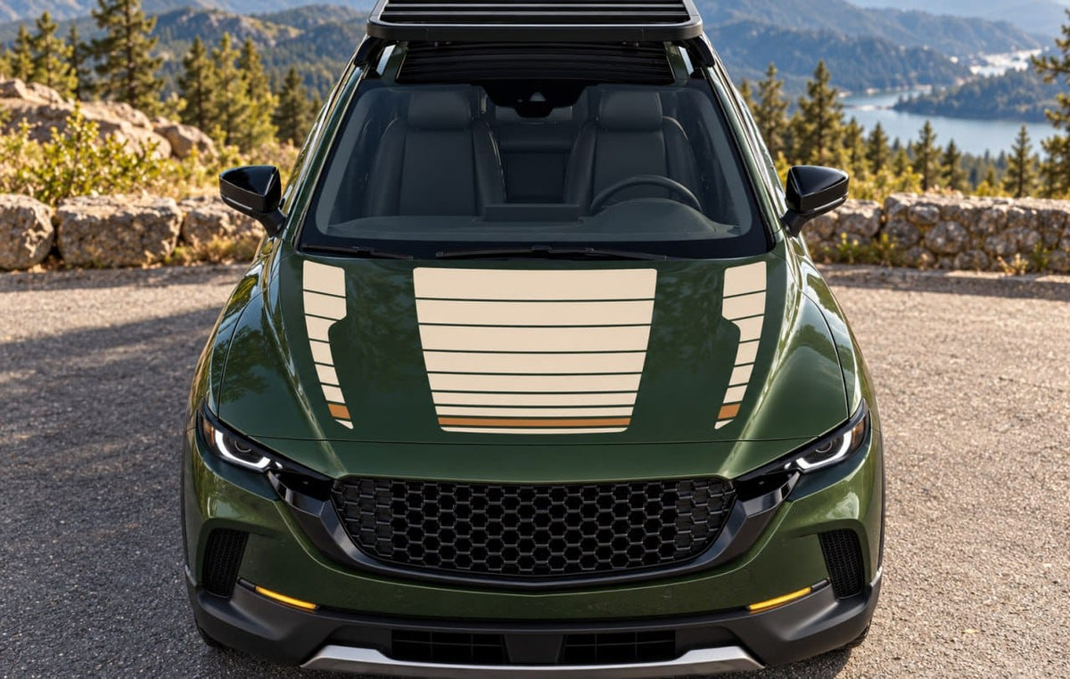 Premium Hood Stickers Compatible with Mazda CX-50 Vinyl Stripes Unique Design BFF