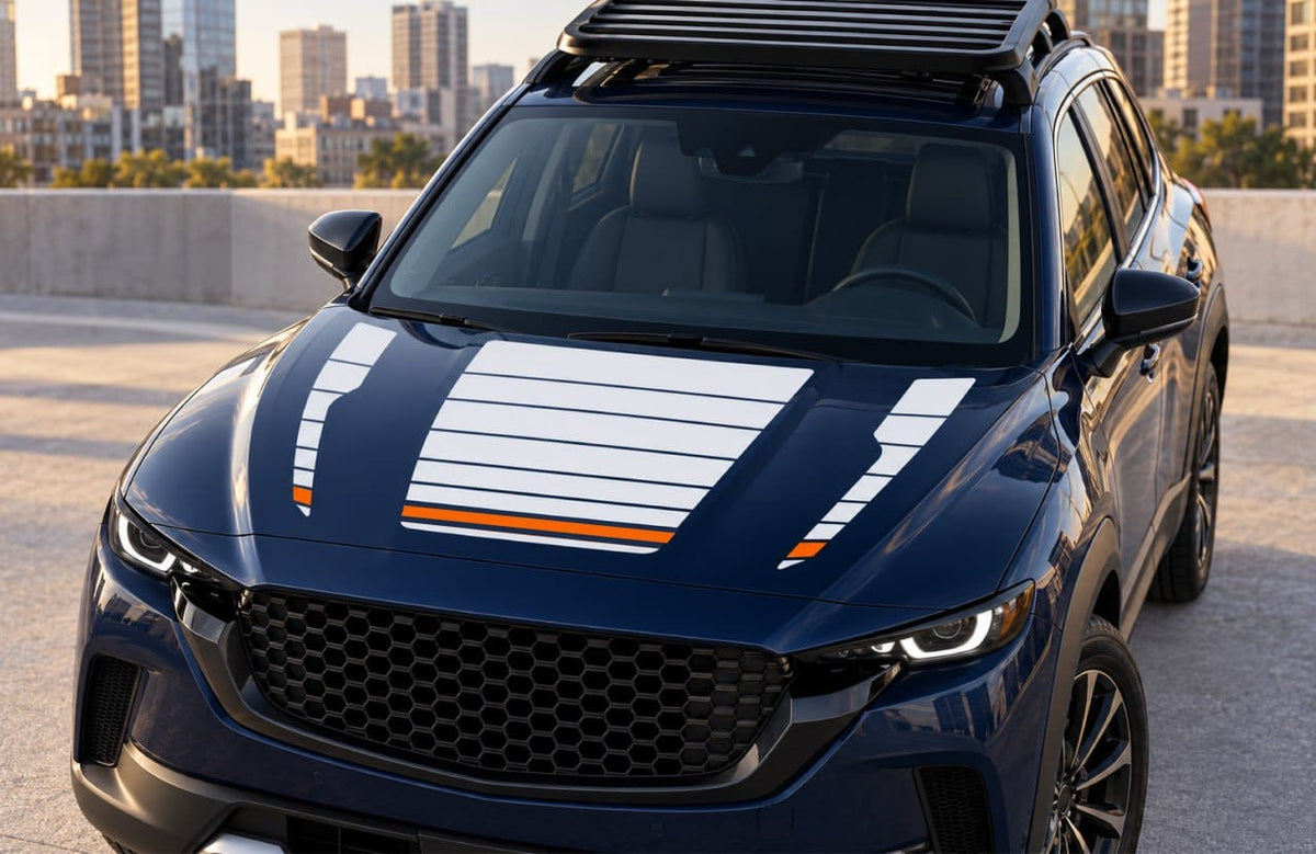 Premium Hood Stickers Compatible with Mazda CX-50 Vinyl Stripes Unique Design BFF