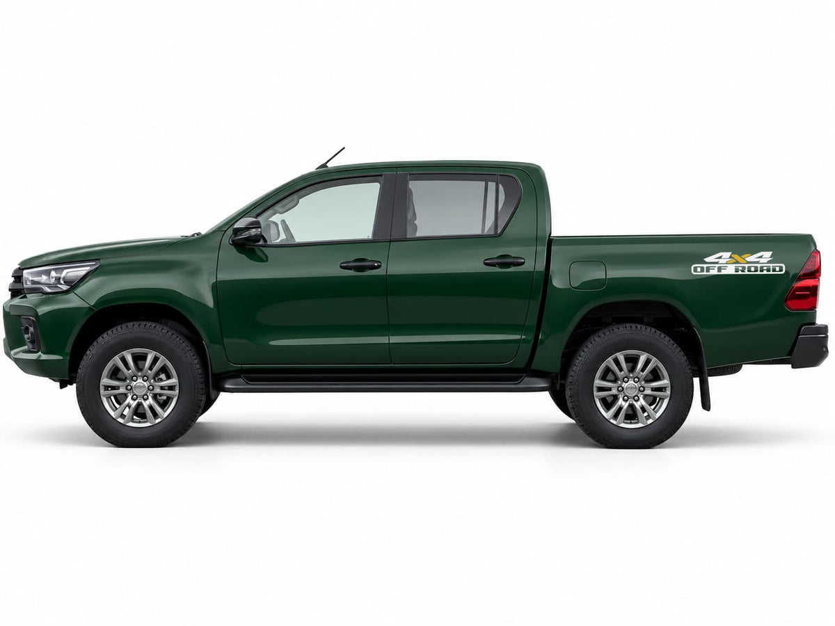 Universal 4x4 Off Road Decals for Pickup Trucks | 2-Color Bedside Stickers