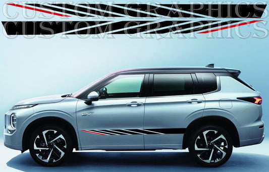 Stickers Compatible With Mitsubishi Outlander Figure Design Man Gift