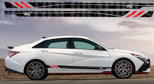 New Sticker for Hyundai Elantra N Line Best Design Decal Vinyl