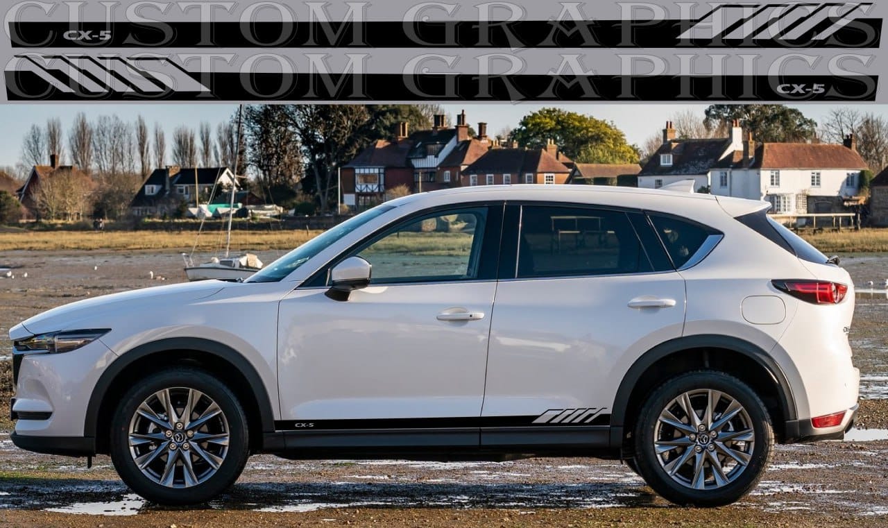 Sticker Compatible with Mazda CX5 Vinyl Stripes Decals Unique Vinyl Kit