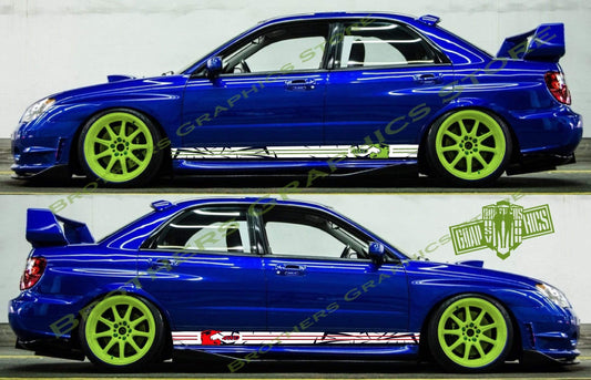 Premium Stickers Compatible With Subaru Impreza New Design BFF