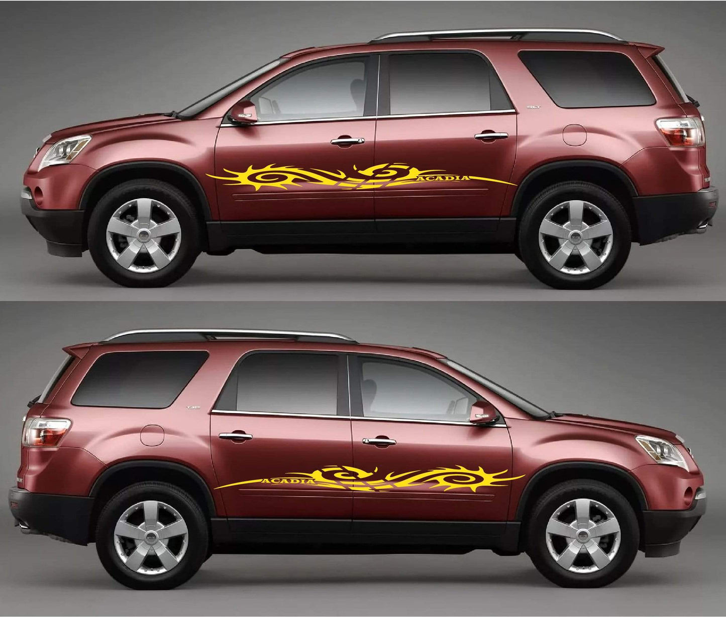 2x Decal Sticker Vinyl Side Racing Stripes for GMC Acadia - Brothers-Graphics