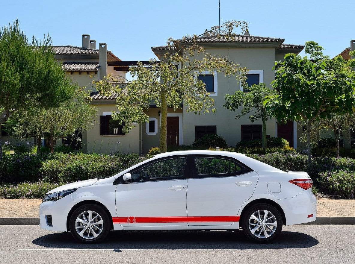 Vinyl Graphics Alien Graphic Gift Toyota Corolla Racing Stripes for Corolla car stickers decals