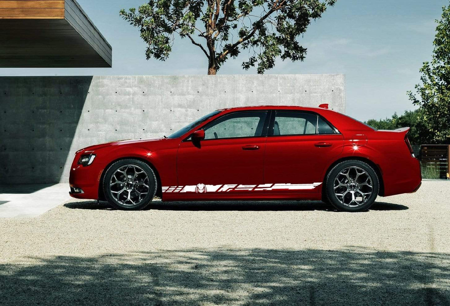 Premium Vinyl Sticker Compatible with Chrysler 300 All Models Unique Decals Sticker Street Auto