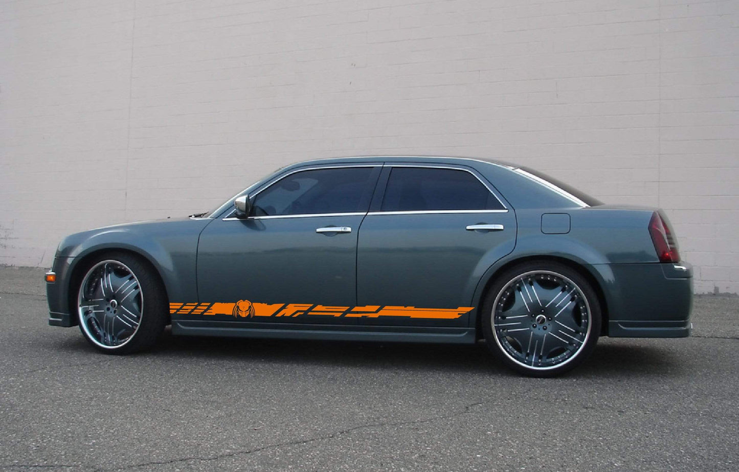Premium Vinyl Sticker Compatible with Chrysler 300 All Models Unique Decals Sticker Street Auto