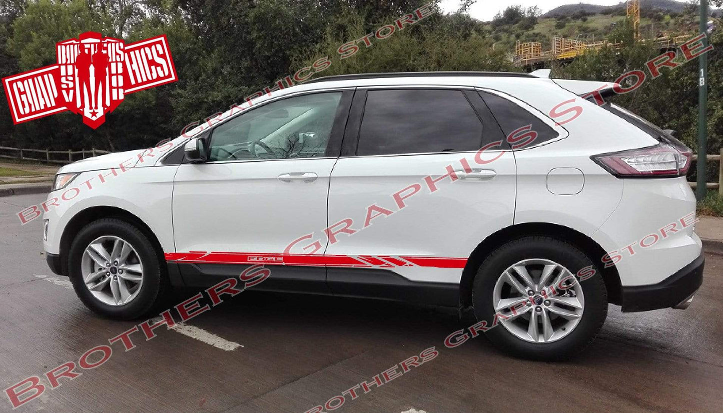 Premium Vinyl Stickers Compatible With Ford Edge Style Design
