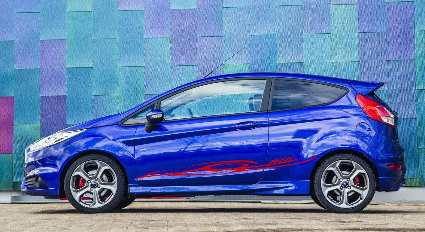 Premium Vinyl Stickers Compatible with Ford Fiesta Decorative car decals Tribal Design