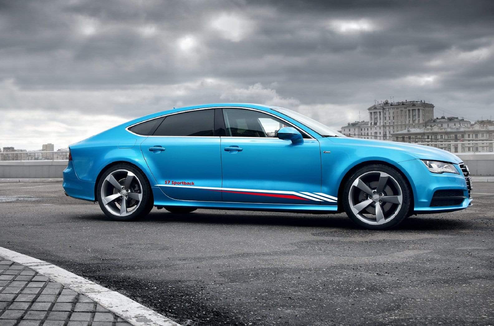 Attractive Stickers Custom Graphic Decals for AUDI A7 - Brothers-Graphics