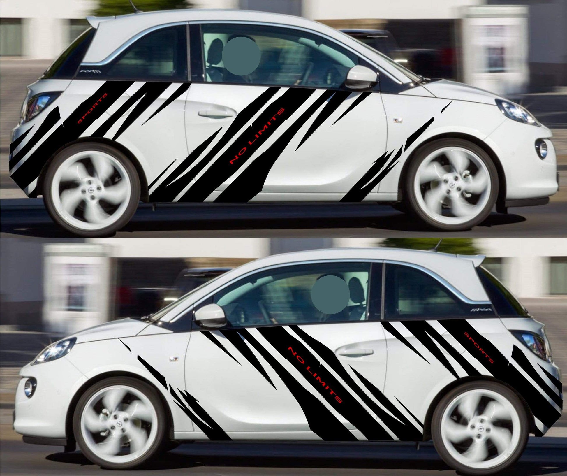 Attractive Stickers Custom Graphic Decals Pair stickers For Opel Adam - Brothers-Graphics