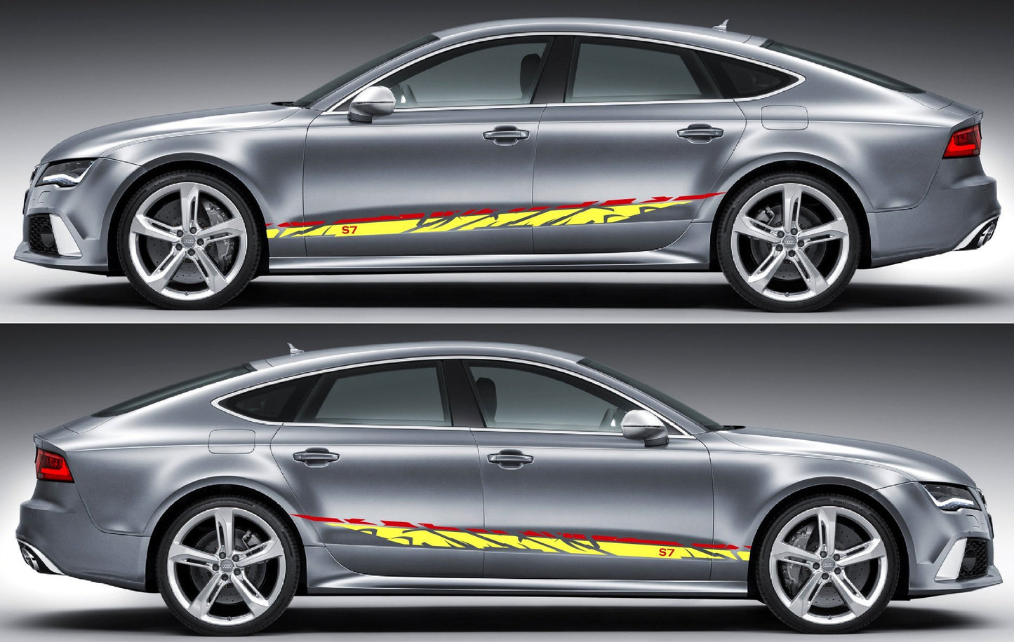 AUDI A7 Decals Stickers 2 Color
