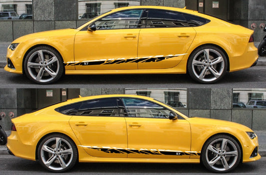 AUDI A7 Decals Stickers 2 Color