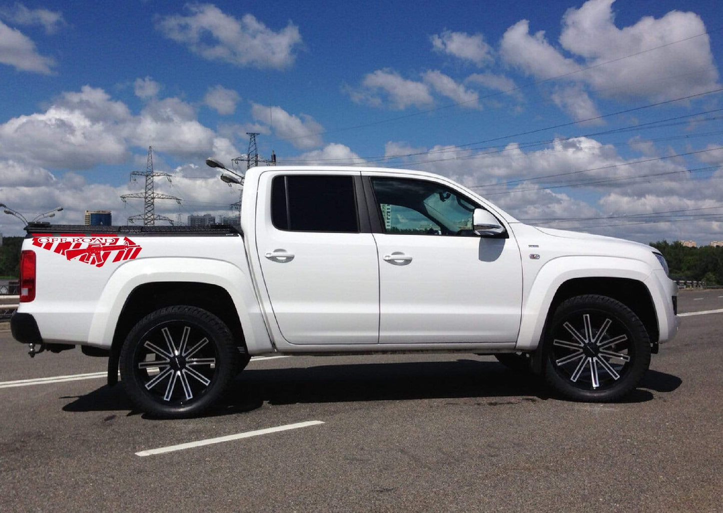 Beautiful M16 Graphics for VW Amarok Premium Stripe Decals for 2010–2025 Models