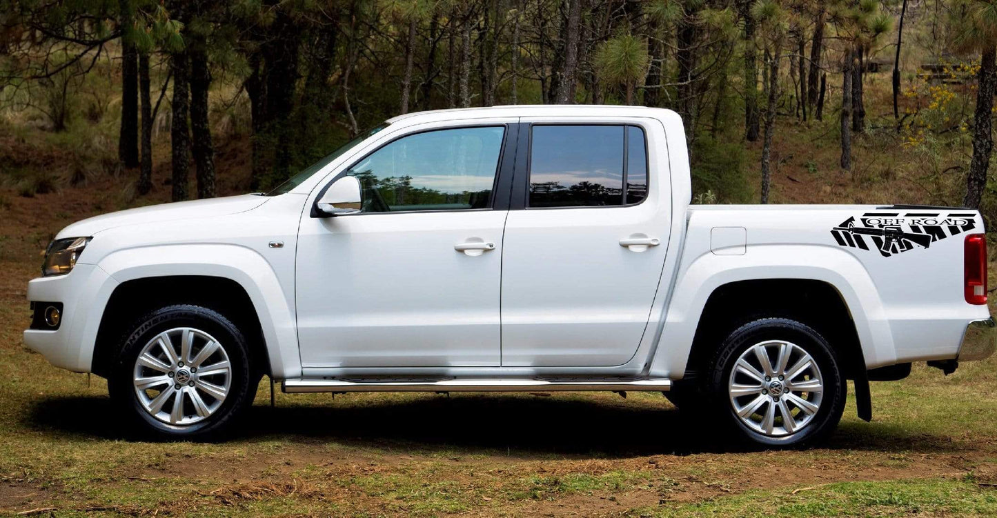 Beautiful M16 Graphics for VW Amarok Premium Stripe Decals for 2010–2025 Models