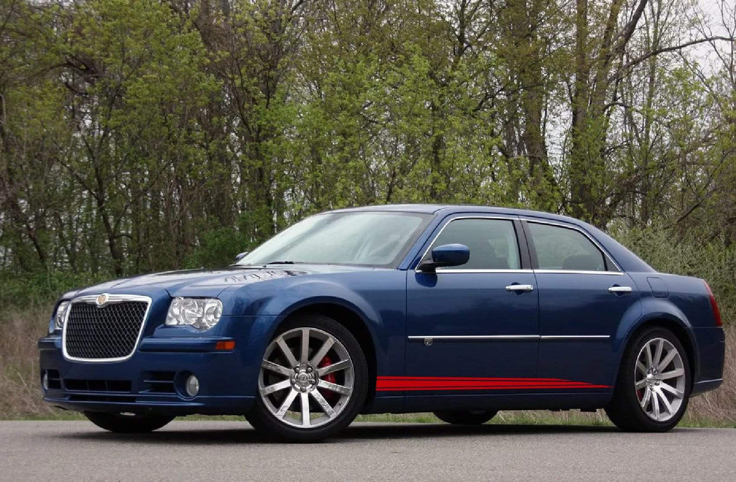 Premium Vinyl Sticker Compatible with Chrysler 300 All Models Unique Decals Classic Design Street Auto