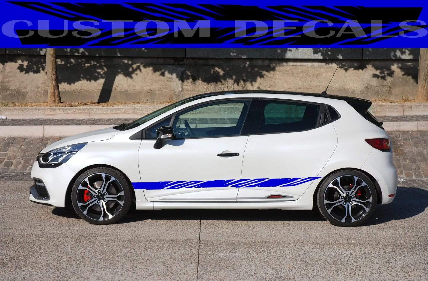 Blaze Graphic Gift renault stickers Racing Stripes for Renault Clio renault clio car stickers decals