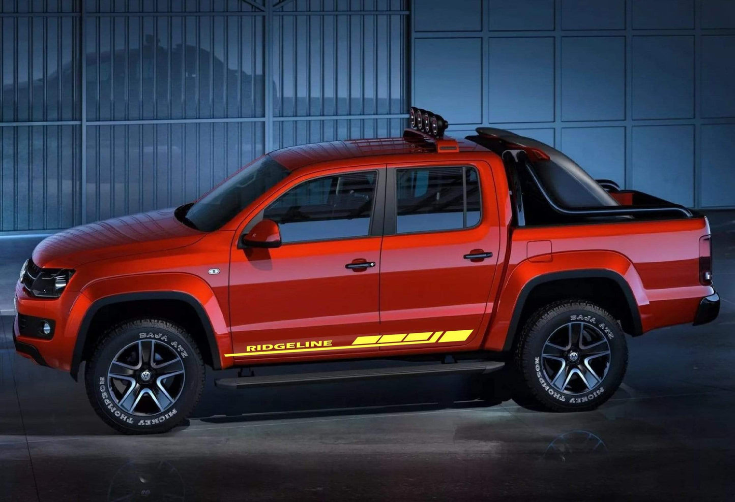 Vinyl Graphics Block Line Graphics Vinyl Stickers Compatible With Honda Ridgeline