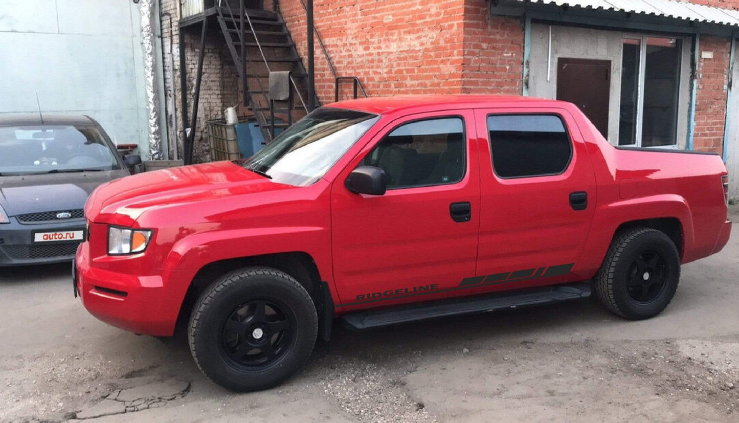 Vinyl Graphics Block Line Graphics Vinyl Stickers Compatible With Honda Ridgeline