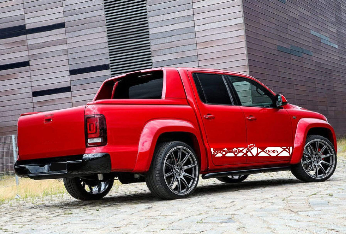 Car Graphics Compatible with vw Amarok Premium Stripe Decals for 2010–2025 Models