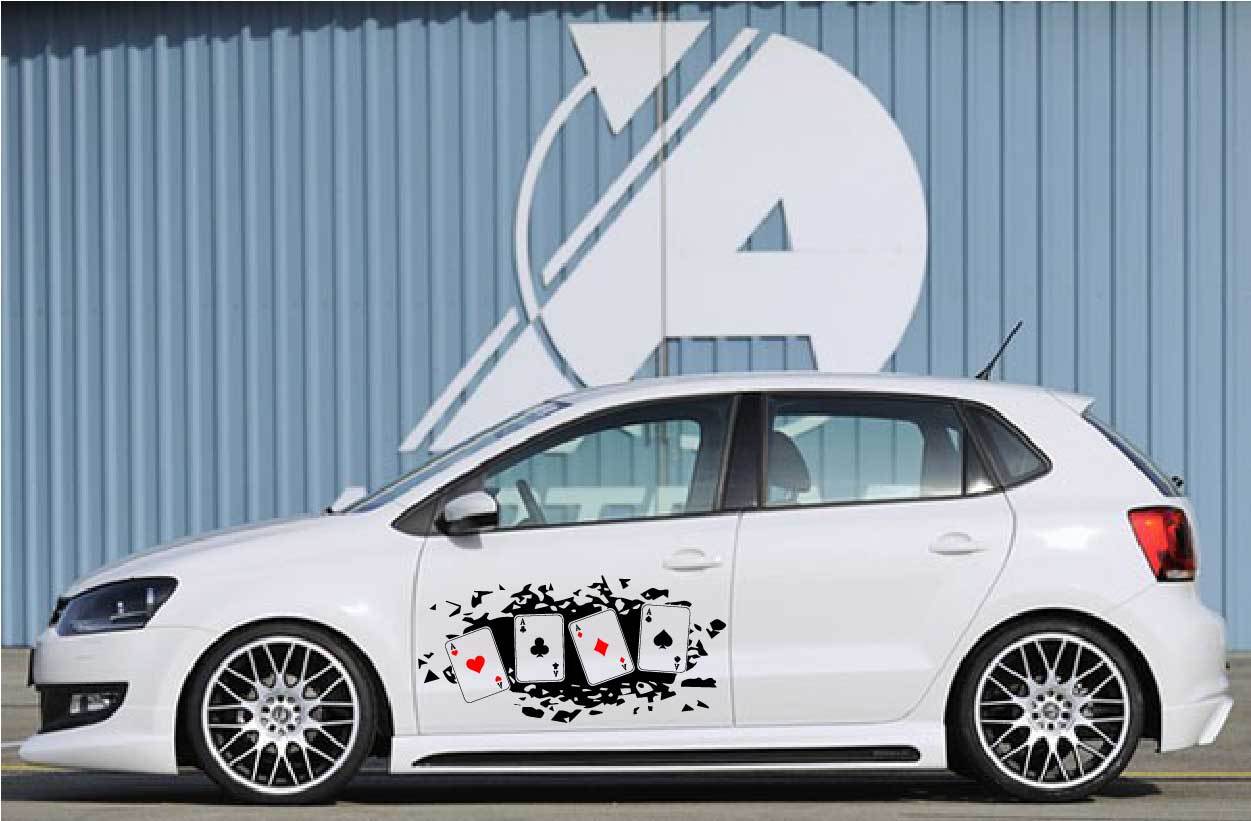 Cards Graphic Vinyl Stickers for car | UNIVERSAL STICKERS Fit any Vehicle