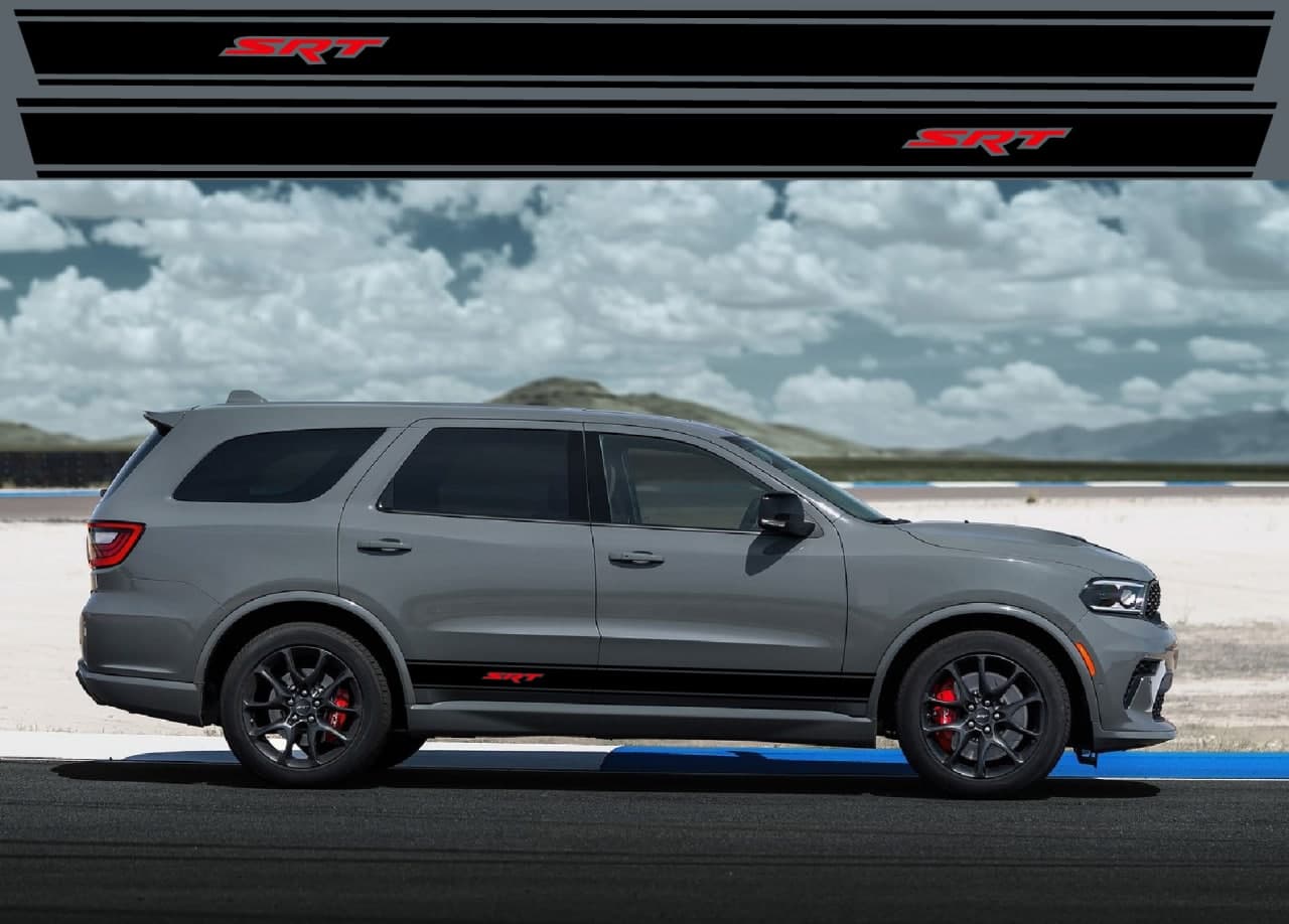 Vinyl Graphics Classic Line Graphic Vinyl Stripes Compatible with Dodge Durango