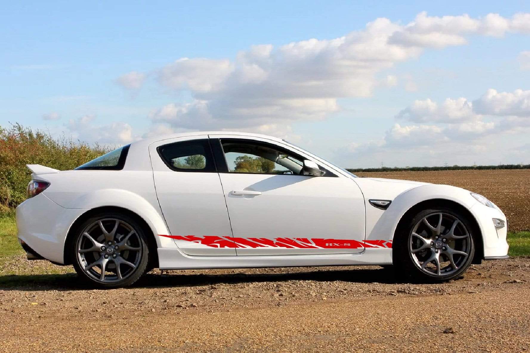 Premium Vinyl Stickers Compatible With Mazda RX-8 Tribal Design Automotive decals