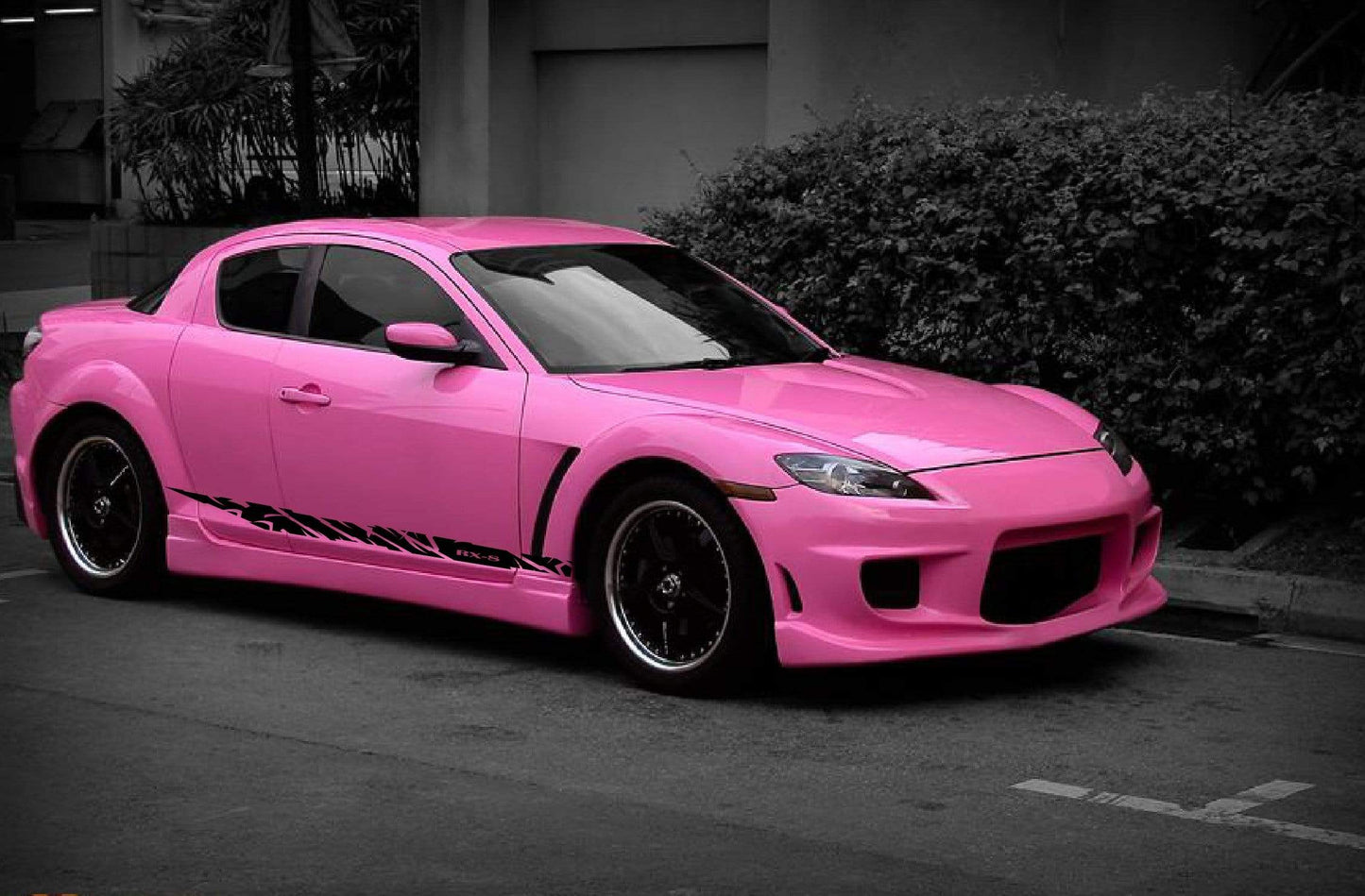 Premium Vinyl Stickers Compatible With Mazda RX-8 Tribal Design Automotive decals