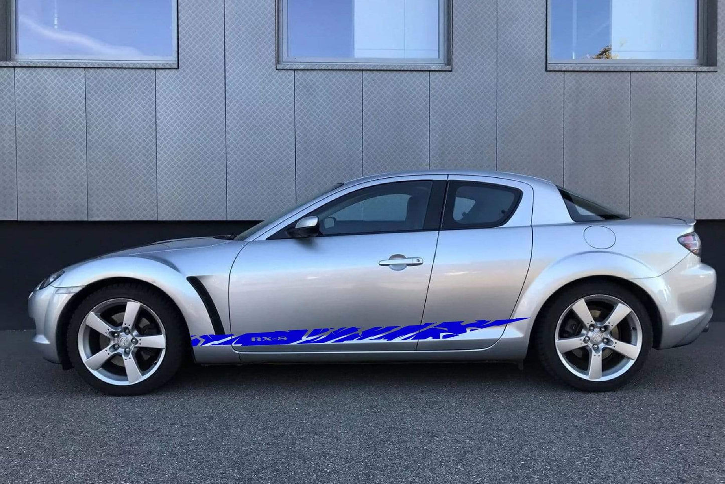 Premium Vinyl Stickers Compatible With Mazda RX-8 Tribal Design Automotive decals