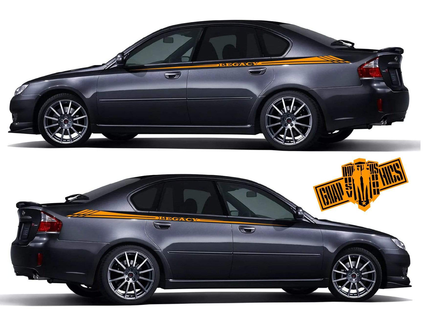 Custom Decal Vinyl Graphics Special Made Subaru Legacy - Brothers-Graphics