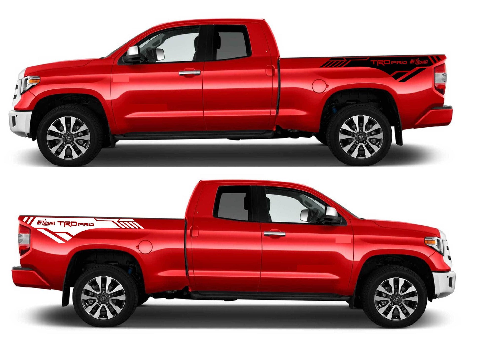 Vinyl Graphics Custom Vinyl Decals Fit Toyota Tacoma TRD Stickers