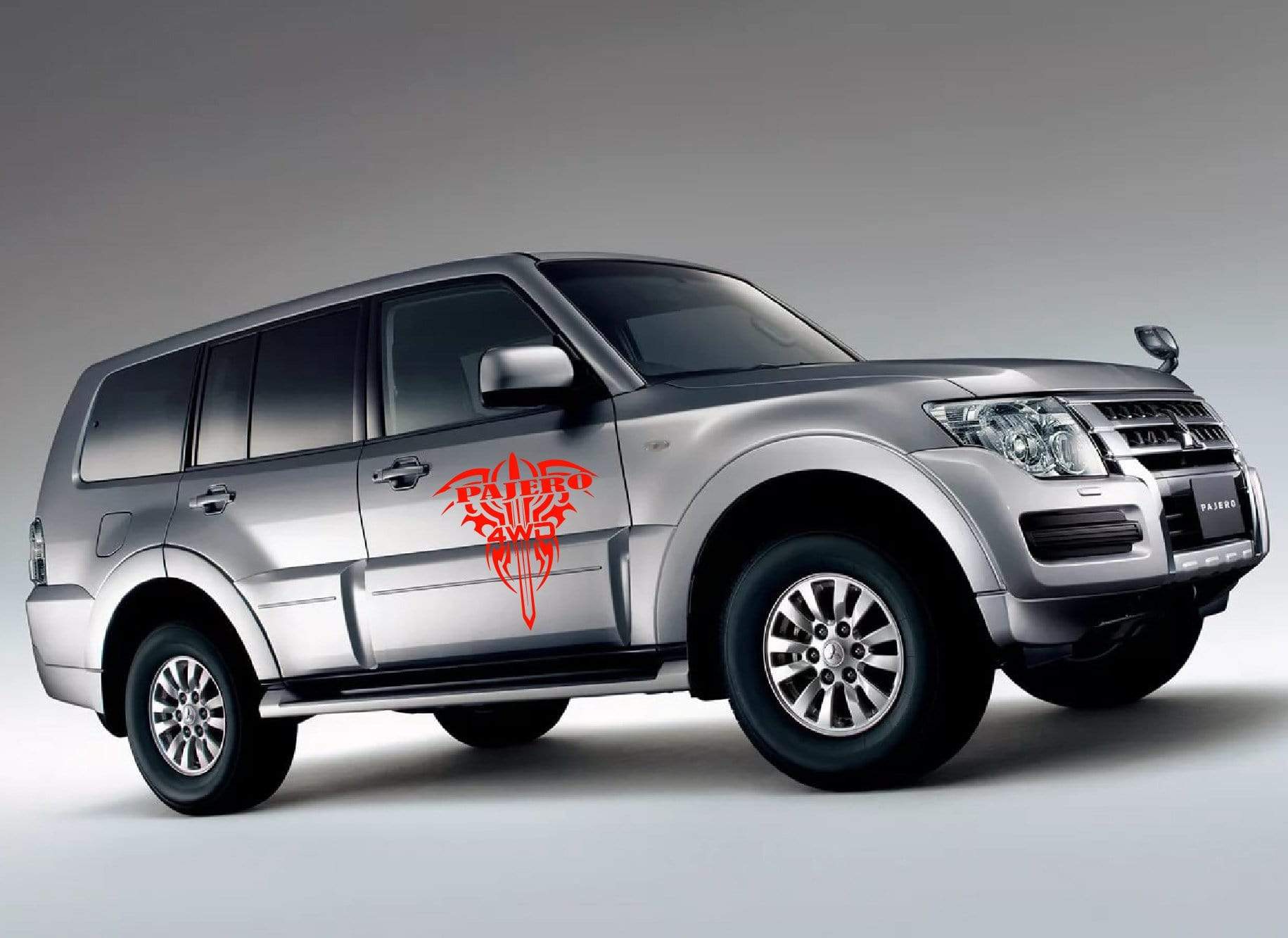 Premium Quality Stickers Compatible with Mitsubishi Pajero Vinyl car stickers Automotive decals